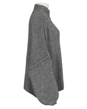 Pullover Inside-Out in  grau von Made in Italy (Bild 2)