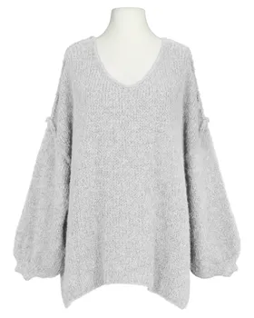 Pullover Inside-Out in  grau von Made in Italy (Bild 1)