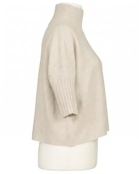 Pullover Kastenform in  beige von Made in Italy (Bild 2)