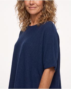 Pullover Kastenform in  blau von Made in Italy (Bild 4)