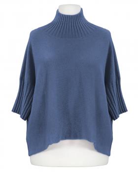 Pullover Kastenform in  blau von Made in Italy (Bild 1)