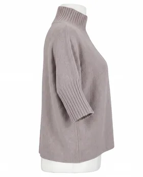 Pullover Kastenform in  hellbraun von Made in Italy (Bild 2)