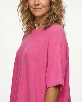 Pullover Kastenform in  pink von Made in Italy (Bild 4)