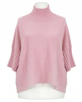 Pullover Kastenform in  rosa von Made in Italy (Bild 1)