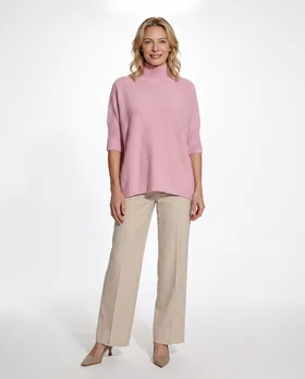 Pullover Kastenform in  rosa von Made in Italy (Bild 3)