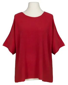 Pullover Kastenform in  rot von Made in Italy (Bild 1)