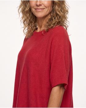 Pullover Kastenform in  rot von Made in Italy (Bild 4)
