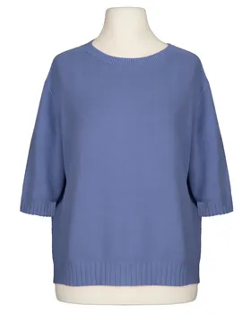 Pullover Kurzarm in  blau von Made in Italy (Bild 1)