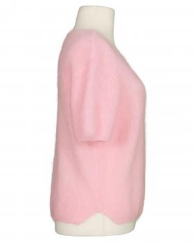 Pullover Kurzarm mit Mohair in  rosa von Made in Italy (Bild 2)