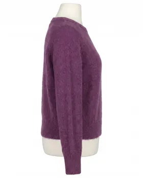 Pullover mit Alpaka in  beere von Made in Italy (Bild 2)