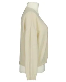 Pullover mit Alpaka in  beige von Made in Italy (Bild 2)