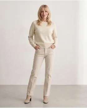 Pullover mit Alpaka in  beige von Made in Italy (Bild 3)