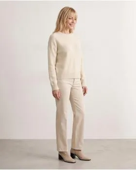 Pullover mit Alpaka in  beige von Made in Italy (Bild 4)