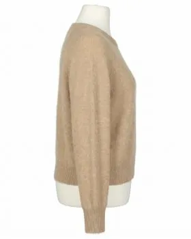 Pullover mit Alpaka in  camel von Made in Italy (Bild 2)
