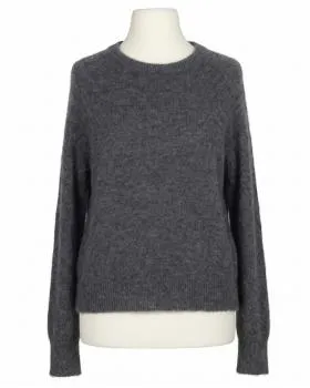 Pullover mit Alpaka in  grau von Made in Italy (Bild 1)