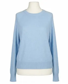 Pullover mit Alpaka in  hellblau von Made in Italy (Bild 1)