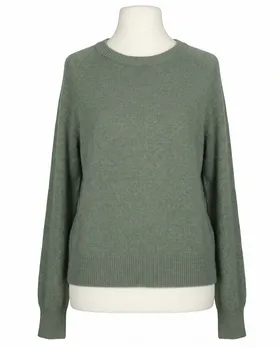Pullover mit Alpaka in  khaki von Made in Italy (Bild 1)