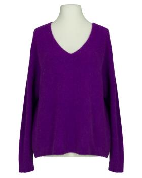 Pullover mit Alpaka in  lila von Made in Italy (Bild 1)