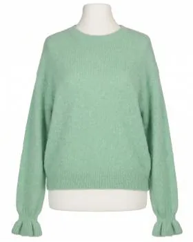 Pullover mit Alpaka in  mint von Made in Italy (Bild 1)