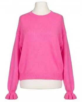 Pullover mit Alpaka in  pink von Made in Italy (Bild 1)