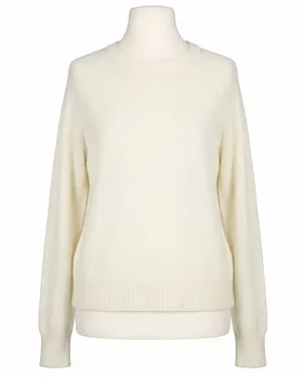 Pullover mit Alpaka in  wollwei� von Made in Italy (Bild 1)