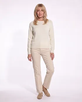 Pullover mit Alpaka in  wollwei� von Made in Italy (Bild 3)
