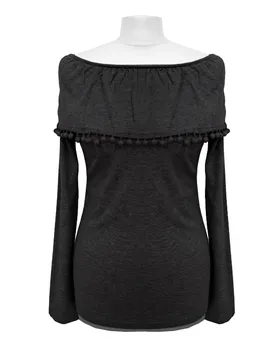 Pullover mit Bommeln in  schwarz von Wonder (Bild 1)