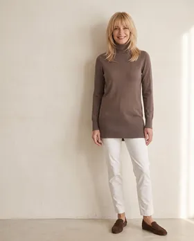 Pullover mit Cashmere in  braun von Spaziodonna (Bild 5)
