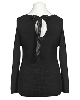Pullover mit Herzen in  schwarz von fashion made in italy (Bild 2)