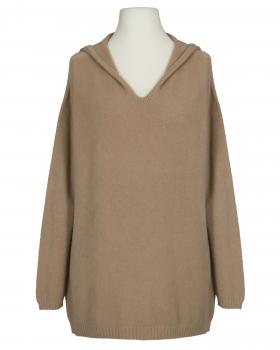 Pullover mit Kapuze in  camel von Made in Italy (Bild 1)
