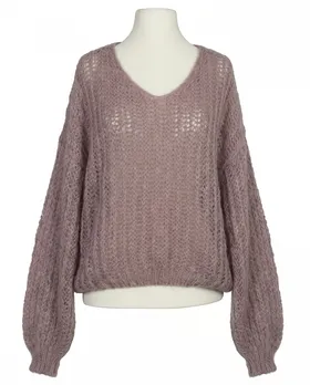 Pullover mit Mohair in  braun von Selected Touch (Bild 1)