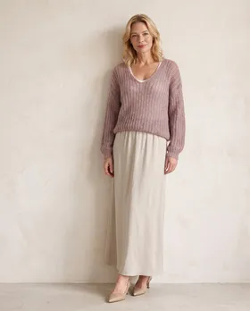 Pullover mit Mohair in  braun von Selected Touch (Bild 5)