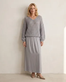 Pullover mit Mohair in  grau von Selected Touch (Bild 5)