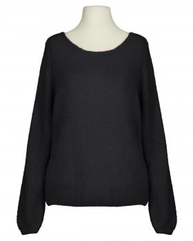 Pullover mit Mohair in  schwarz von Made in Italy (Bild 1)