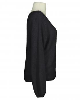 Pullover mit Mohair in  schwarz von Made in Italy (Bild 2)