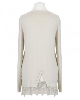 Pullover mit Spitze in  beige von Spaziodonna (Bild 2)