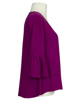 Pullover mit Trompetenarm in  beere von Made in Italy (Bild 2)