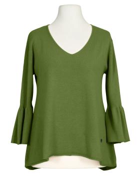 Pullover mit Trompetenarm in  grn von Made in Italy (Bild 1)