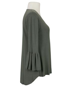 Pullover mit Trompetenarm in  khaki von fashion made in italy (Bild 2)
