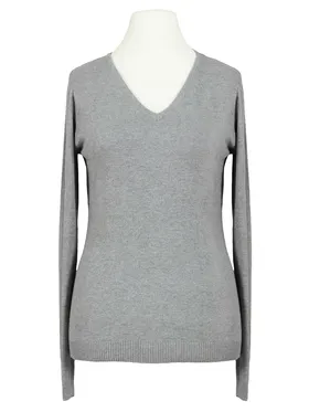 Pullover mit V-Ausschnitt in  grau von RESTART (Bild 1)