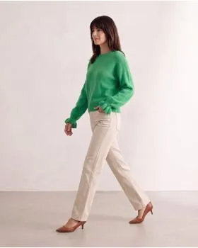 Pullover mit Volantarm in  gr�n von Made in Italy (Bild 5)