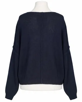 Pullover mit Ziern�hte in  dunkelblau von Selected Touch (Bild 2)