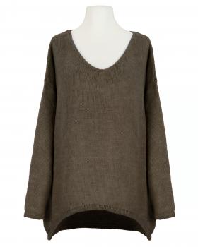 Pullover Oversize in  braun von Selected Touch (Bild 1)