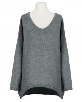 Pullover Oversize in  grau von Selected Touch (Bild 1)