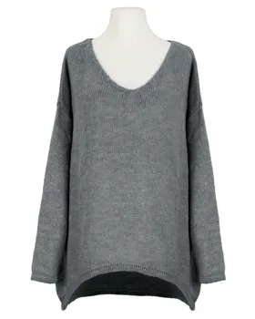 Pullover Oversize in  grau von Selected Touch (Bild 1)