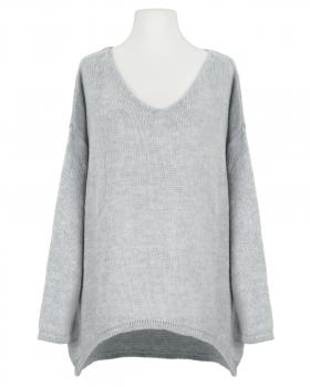 Pullover Oversize in  hellgrau von Selected Touch (Bild 1)
