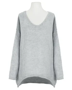 Pullover Oversize in  hellgrau von Selected Touch (Bild 1)