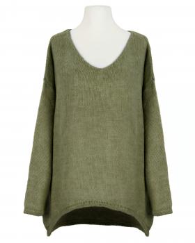 Pullover Oversize in  khaki von Selected Touch (Bild 1)