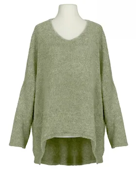 Pullover Oversize in  khaki von IMPRESS (Bild 1)