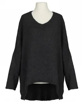 Pullover Oversize in  schwarz von IMPRESS (Bild 1)
